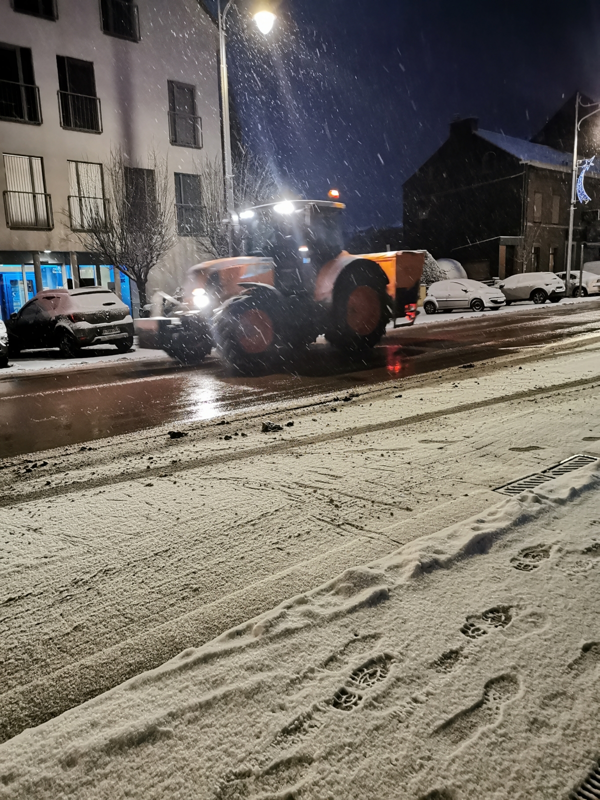 Beaucoup de travail pour le service hivernal de notre dépôt communal