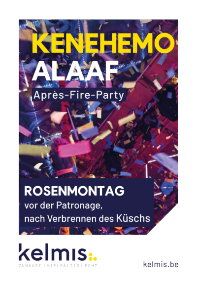 Neu beim Kelmiser Rosenmontag: die After-Zug-Party!
