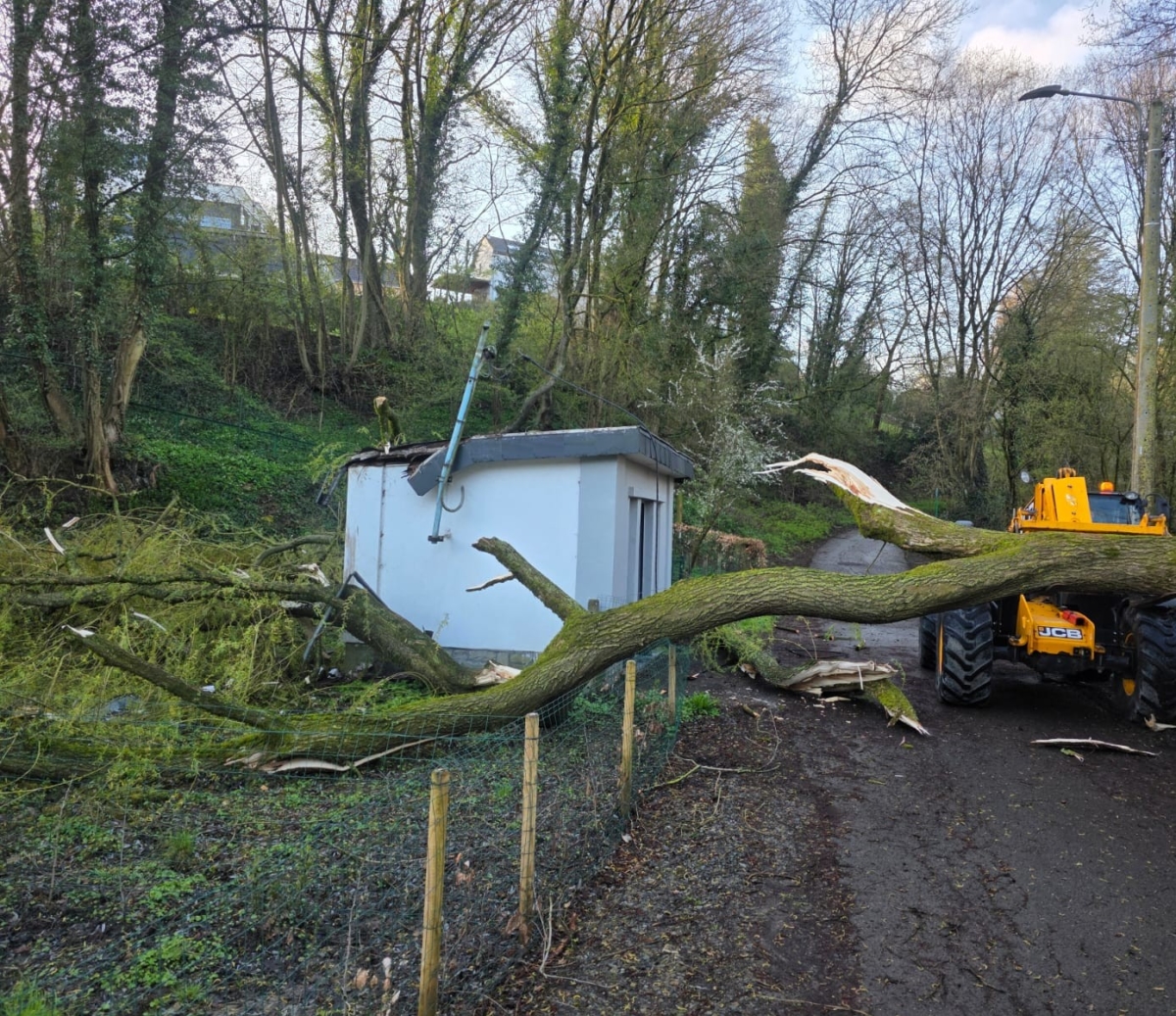 Tempête a endommagé notre station de pompage 3 Pijpe