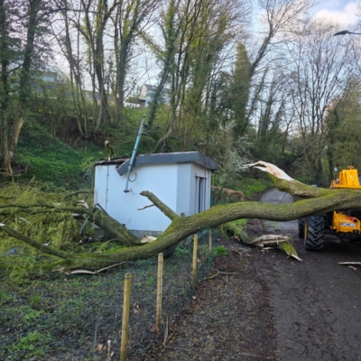Tempête a endommagé notre station de pompage 3 Pijpe