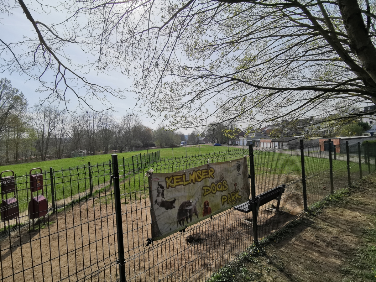 Démontage de la deuxième partie du parc canin ce mercredi (25 mars)