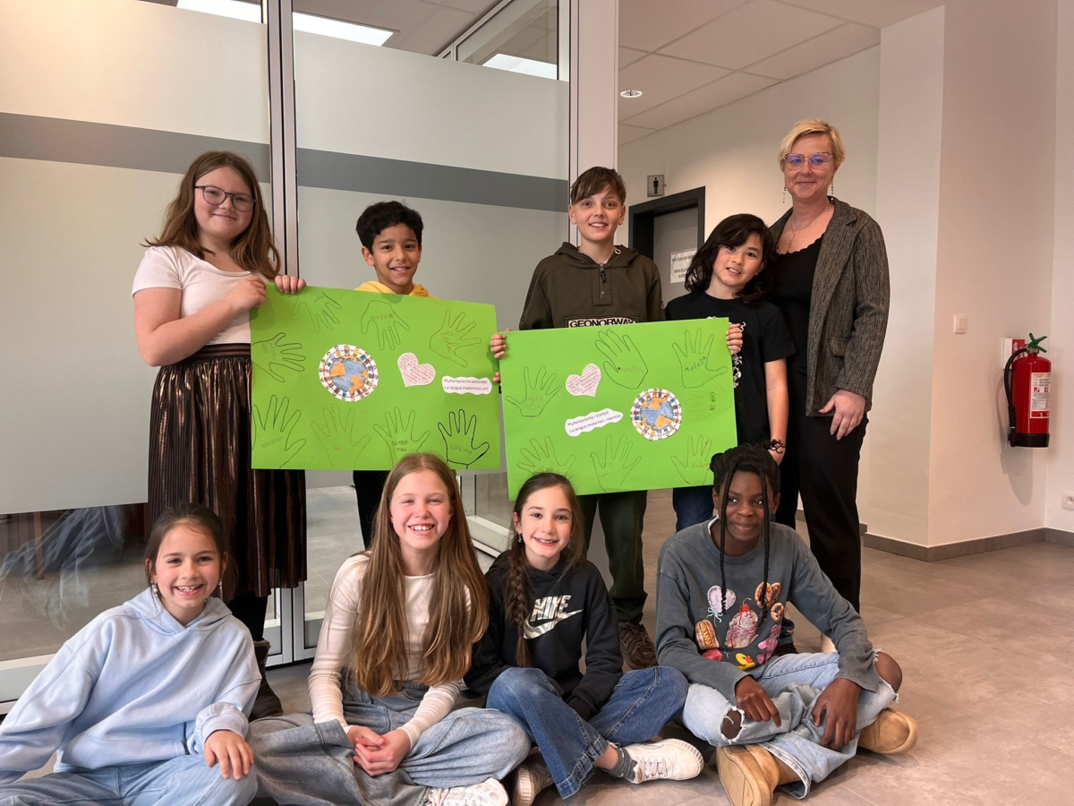 Conseil communal des enfants de La Calamine participe au grand nettoyage du printemps