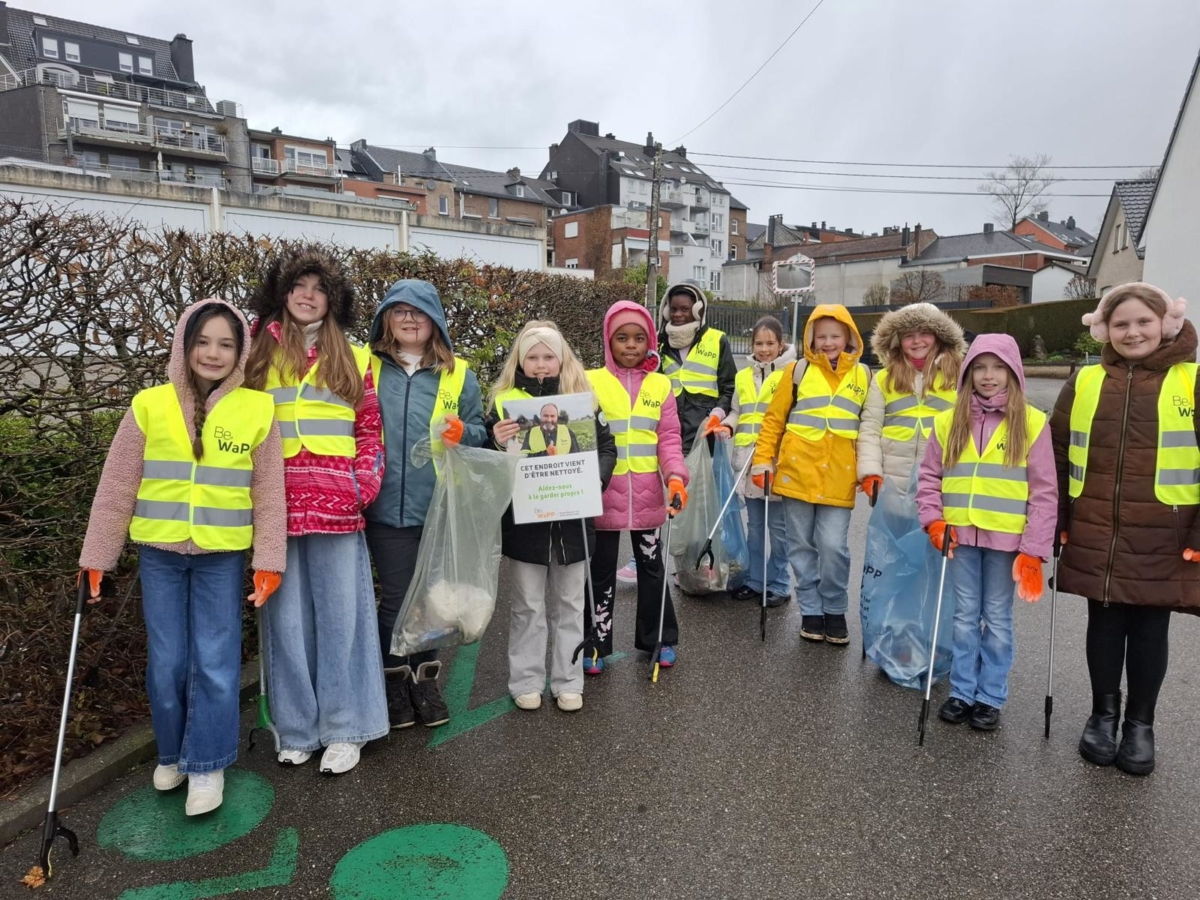 Notre conseil communal des enfants a participé à l&rsquo;opération de ramassage des déchets