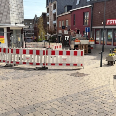 Arbeiten im unteren Bereich der Kirchstraße abgeschlossen – Am Montag Albertstraße an der Reihe