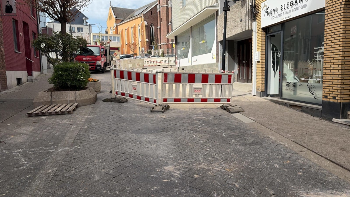 Travaux dans la partie basse de la rue de l’église sont terminés – Lundi, c&rsquo;est au tour de la rue Albert
