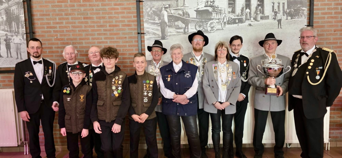 Preisverleihung beim Bundesfest der Kelmiser Schützenvereine