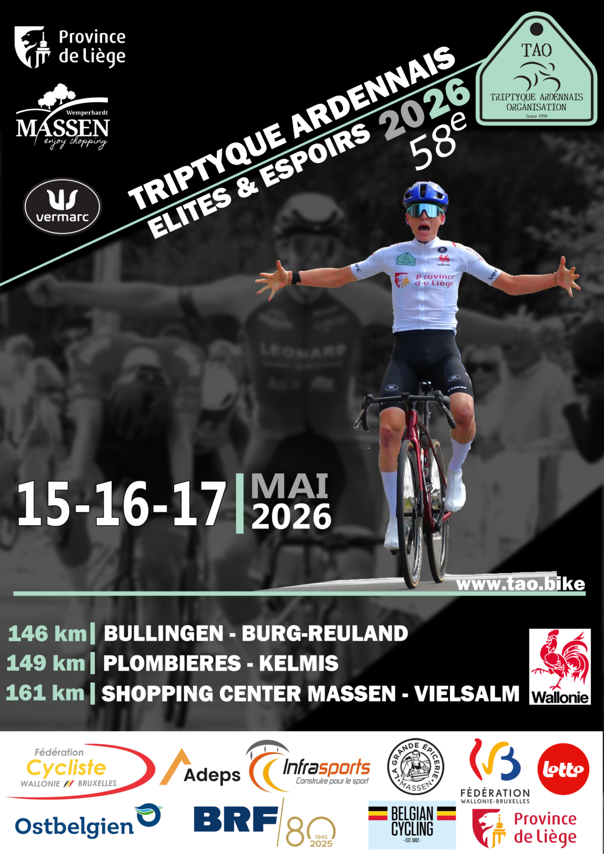 Radrennen Triptyque Ardennais am 16. Mai zu Gast in unserer Gemeinde