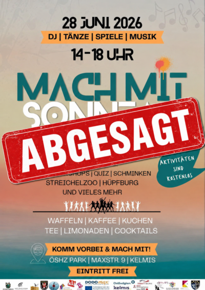 Mitmach-Sonntag im ÖSHZ-Park abgesagt