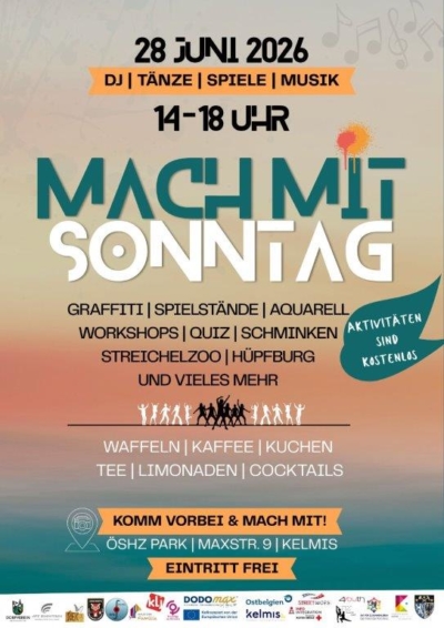 Mach-Mit-Sonntag am 28. Juni im ÖSHZ-Park
