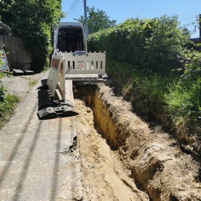 Wasserleitung in der Buschstraße in Hergenrath wird erneuert