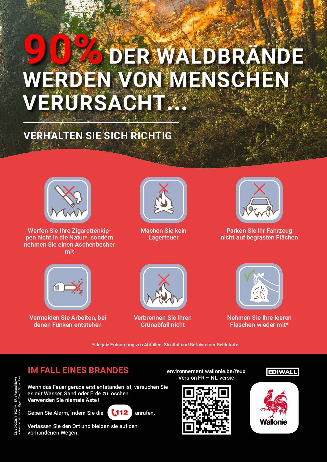 Trockenheit/Hitzewelle: erhöhte Wachsamkeit