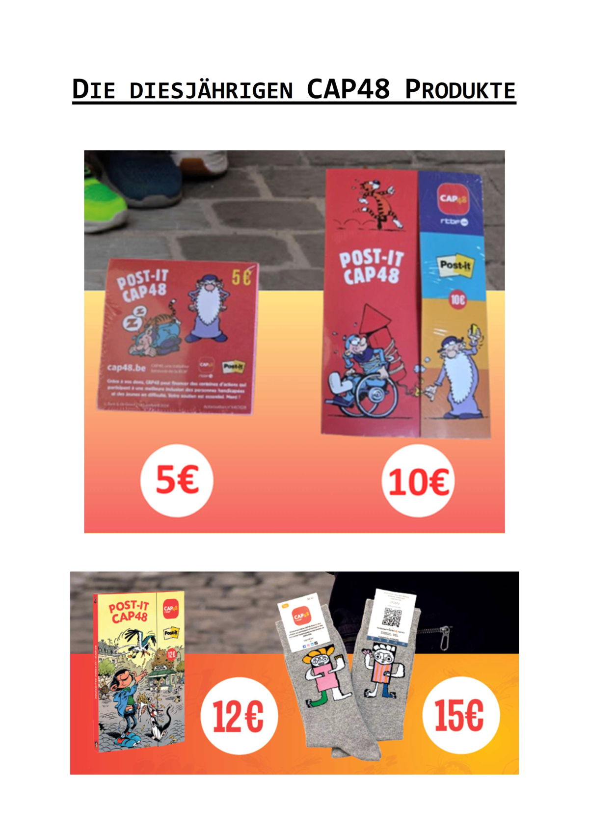 CAP48 sucht Ehrenamtliche für Verkauf während der Kampagne