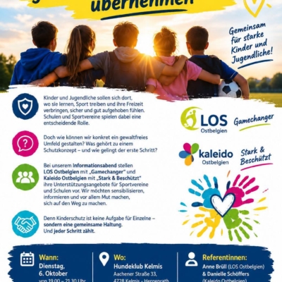 Prävention gegen Gewalt: Auftakt der Eventreihe am 6. Oktober