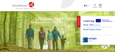 Site dédié à la randonnée Grenzrouten.eu entièrement mis à jour