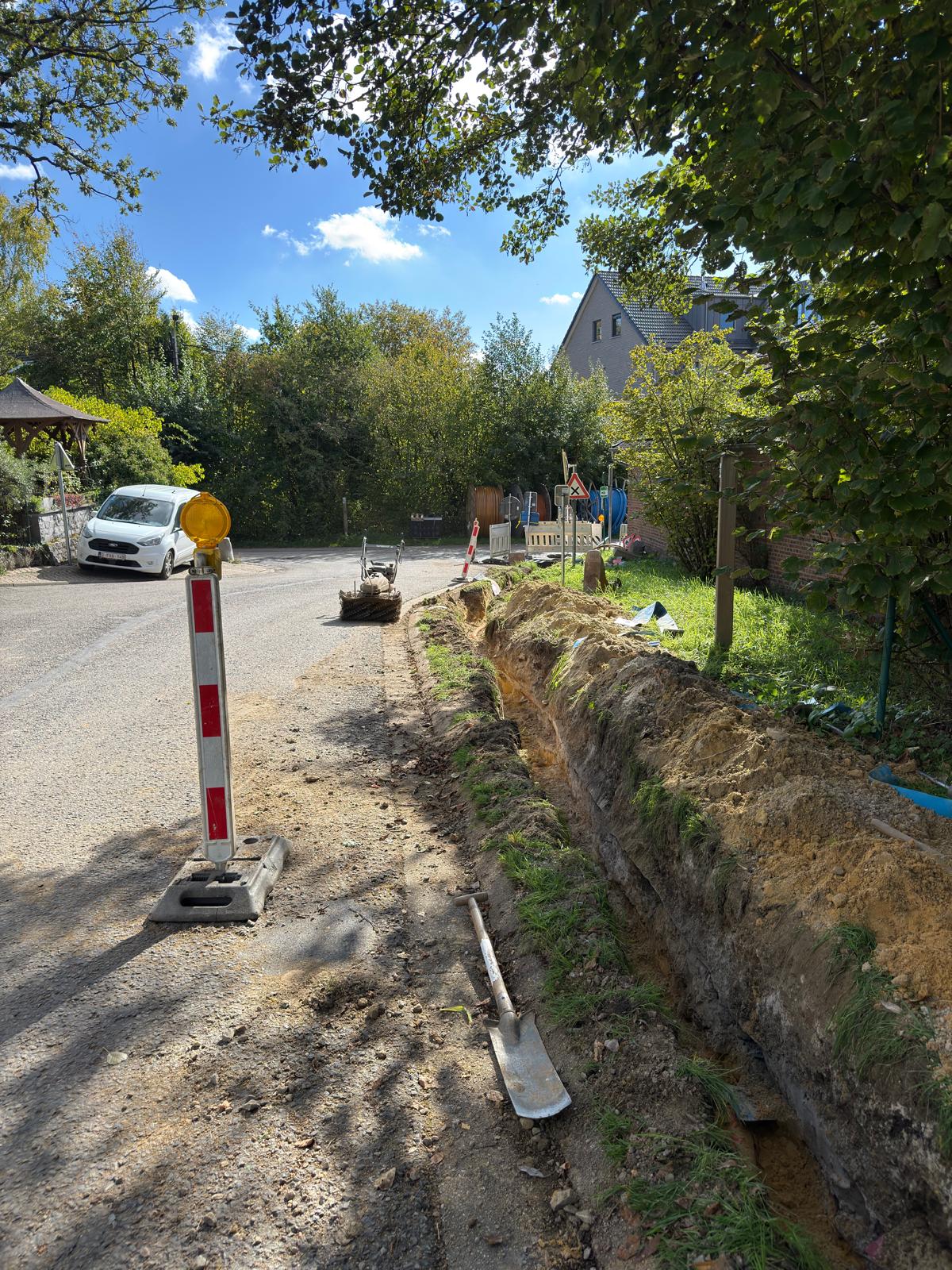 Extension du réseau de fibre optique : Début des travaux dans la zone industrielle Hochheid