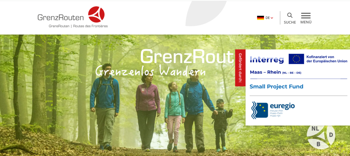 Wanderwebseite GrenzRouten.eu rundum erneuert